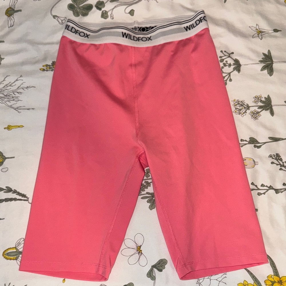 Wildfox Pink Biker Shorts